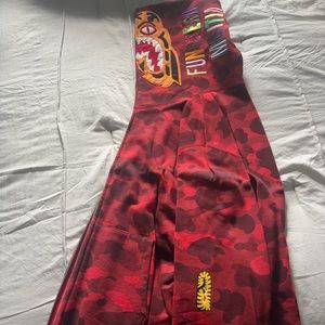 Authentic Red Bathing Ape Hoodie